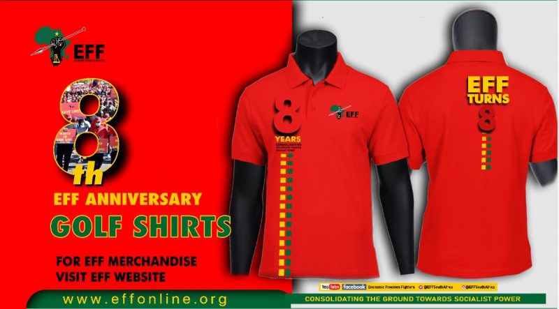 EFF Turns 8 – Golf Shirt – EFF Online Store